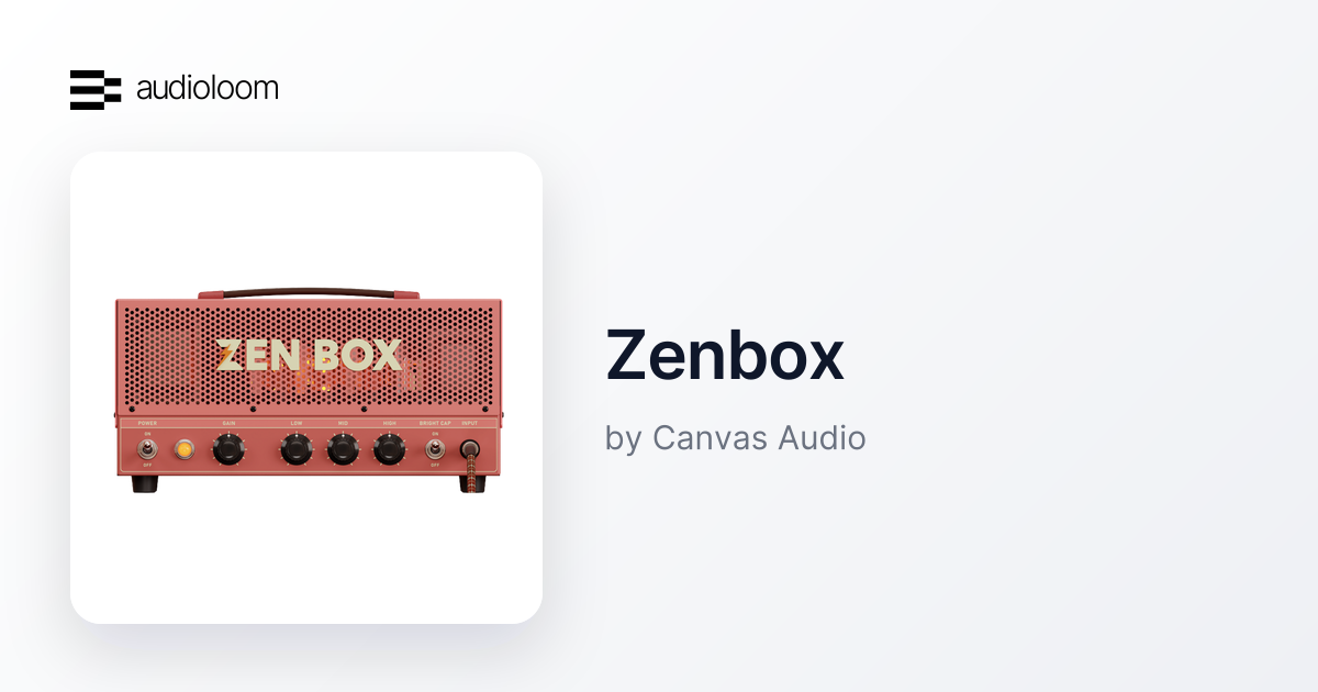 Zenbox by Canvas Audio | Audioloom